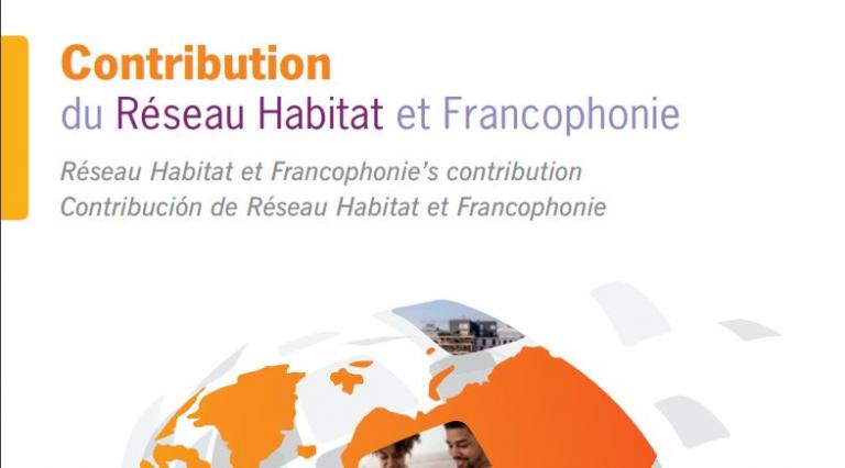 Contribution du réseau Habitat et francophonie